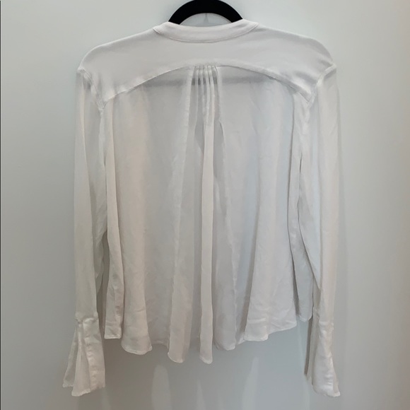 Free People Vneck Flowy Blouse - Picture 4 of 4